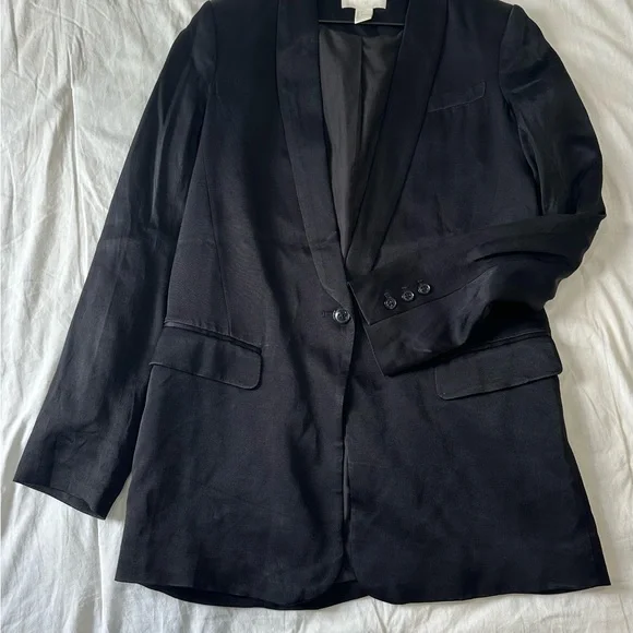 H&M Classic Black Suit Jacket - Picture 4 of 8